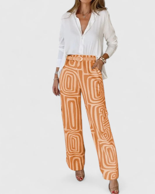 Kira – Elegant Two-Piece Set (Including a Free Belt)